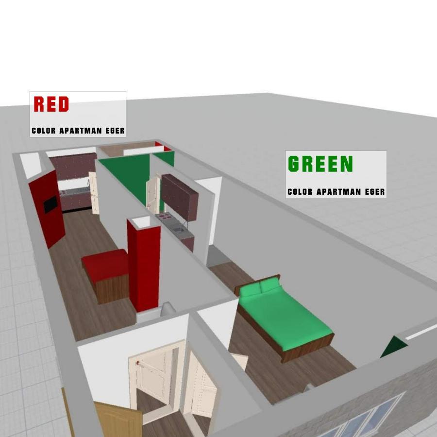 Color Apartmanok 埃格尔 外观 照片